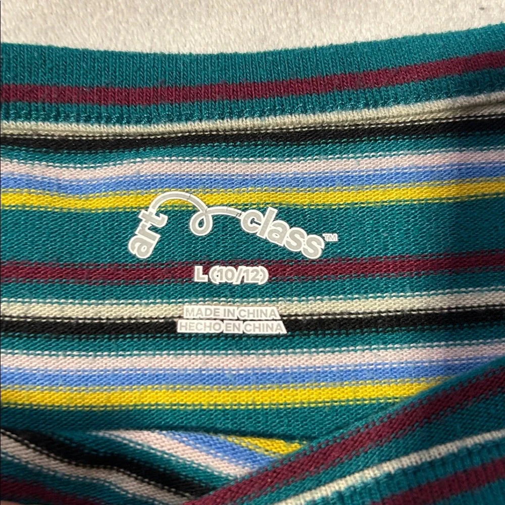 Art Class Multicolor Striped Top